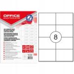 Office Products Címkék Office Products A4 105x74mm fehér (100) (14067615-14)