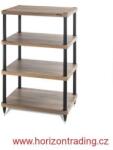Solidsteel S3-4 Walnut - Suport audio pentru componente Hi-Fi - 4 raftturi