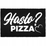 TabPrint Lábtörlő Bejárati Padló Fekete Kókusz Az Ajtó Alatt Humor Jelszó Pizza (WYCIERACZKA CZARNA KOKOSOWA HASŁO PIZZA)