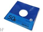 TESLA 12" LP Inner Sleeves blue 80g - 50pcs - Ambalaje interioare din hârtie albastră cu insert antistatric