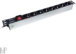 Dynavox - Blanko PT-103 - Șină de alimentare din aluminiu integral cu întrerupător - 8 prize