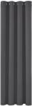 Deconovo Sötétítő Függöny Fémkarikás 160x132 cm Hőszigetelő Fényáteresztést Gátló Zajcsökkentő Sötétszürke - H160 x B132 cm (1er Pack), Darkgray