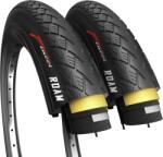 Fincci Kerékpár Gumi 28 Hüvelyk 700x32c Kevlar Defektvédelem Városi Trekking Hibrid E-bike Kerékpár Abroncs Pár Fekete