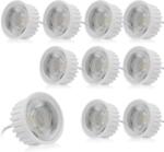 Lex Collective lapos kerámia LED modul GU10 230V 5W meleg fehér dimmelhető - 10 db