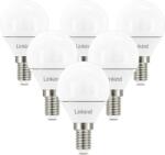 Linkind E14 LED Golf P45/G45 Izzó 4.9W, 500 Lumen, 5000K Nappali Fehér, 40W Helyettesítő, Energiatakarékos Csepp Forma, 6 Darabos Csomag