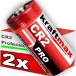 Kraftmax CR2 lítium elem, 3V, 850 mAh - 2 db (CR2)