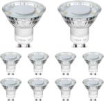 Lepro 4W MR16 GU10 LED izzó, 50W halogén helyettesítő, 3000K meleg fehér, 10db