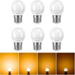 Linkind E27 Dimmelhető LED Gömb Izzó, 4.2W, 40W Helyett, 2700K Meleg Fehér, 470 Lumen, Energiatakarékos P45/G45 Lámpa, 6 db Csomag