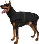 OneTigris STORMWALL vízálló kutyakabát fleece béléssel - fekete - XL méret