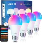 Lepro B1 AI okos LED izzó E27 8, 5 W WiFi & Bluetooth - 4 db-os csomag (B1)