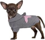 PetSmiler Kutyapulóver Kapucnival - Kötött Téli Ruha Kis Kutyáknak Chihuahua 1, 5-10 kg Világosszürke M Méret