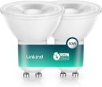 Linkind GU10 LED Izzó 2W (50W helyett), 4000K Természetes Fehér, A Energiaosztály, 360 Lumen, 36° Szórási Szög, Nem Szabályozható, 2 db-os C