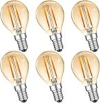 MZYOYO G45 E14 LED izzó 2W meleg fehér (2700K) - borostyán - 6 db (G45)