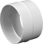 MKK K0150 kerek szellőzőcsatorna csatlakozó - fehér - Ø 150 mm (K0150)
