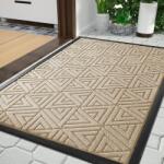 Yimobra kültéri bejárati lábtörlő vízálló könnyen tisztítható strapabíró ajtó előszőnyeg 120x80 cm világos bézs