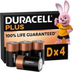 Duracell Plus D (LR20) alkáli elem 1, 5V - 4 db (LR20)