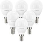 Linkind E14 LED Izzó 7.2W, 60W Helyettesítő, 2700K Meleg Fehér, P45/G45 Csepp Alakú, 806 Lumen, 6 Darabos Csomag