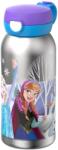 Mepal Rozsdamentes acél kulacs nyitógombos csuklós fedéllel higiénikus gyerekeknek szénsavas italokhoz szivárgásmentes 600 ml Frozen