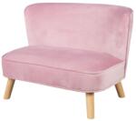 Roba Lil Sofa gyerekkanapé bársony kárpittal - mauve