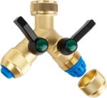 Hydrogarden 2 utas vízcsap elosztó 3/4"-os bemenettel, 2x1/2"-os csatlakozóval