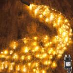 Dekofun 100 LED-es tündérfény 1m, 8 üzemmód, időzítő, vízálló kültéri dekoráció