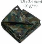  Prelata Army pentru exterior 1.5x2.4 m, 90 g/mp, protectie impotriva conditiilor meteo (WM100.1.5x2.4.ARMY)