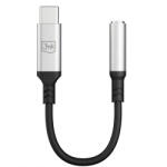 3mk Protection Adaptor Audio USB-C - 3.5mm 3MK, Argintiu