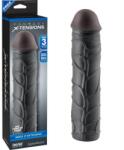  Пенис удължител за мега размер, 22, 8см. - Fantasy X-tensions Mega 3, Black (PIPE411523)