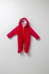 BabyJem Salopeta plusata de iarna pentru bebelusi, tongs, captusita cu fermoar, fucsia (marime: 3-6 luni)