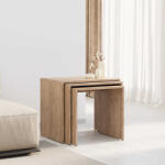 Adore Set 3 Masute Cafea Zigon Adore, 55x47x40 cm (SHP-103-FF-1) Masa de cafea