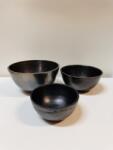  Set 3 boluri gri Antique (90233ABC/GF) Castron