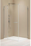 Radaway Cabina dus dreptunghiulara cu usa batanta si perete fix Radaway Arta II KDJ 80x90 cm (386420-03-01R/386040-03-01R/386021-03-01)
