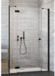 Radaway Usa dus batanta Radaway Essenza Black DWJS 110xH200 cm, profil negru mat (1385030-54-01L/1384090-01-01)