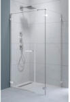 Radaway Cabina dus dreptunghiulara cu usa batanta si perete fix Radaway Arta I KDS 130x80 cm (386820-03-01R/386102-03-01R/386110-03-01)