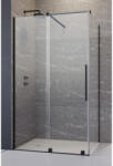 Radaway Cabina dus dreptunghiulara cu usa glisanta Radaway Furo Black KDJ 110x80 cm, profil negru (10104572-54-01L/10110530-01-01/10113080-01-01)