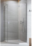 Radaway Cabina dus pentagonala cu usa batanta Radaway Essenza PTJ 80x90 cm (1385010-01-01R/1385052-01-01)