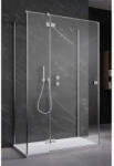 Radaway Cabina dus dreptunghiulara cu usa batanta si 2 pereti Radaway Essenza KDJ+S 120x90x90 cm (1385024-01-01R/1384050-01-01/1384050-01-01)