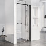 RAVAK Usa dus batanta Ravak Pivot PDOP1 90xH190 cm, montaj in nisa, profil negru (03G70300Z1)