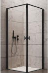 Radaway Cabina dus dreptunghiulara cu usi batante Radaway Nes 8 Black KDD I Frame 90x100 cm, sticla securizata 8 mm (10071090-54-56L/10071100-54-56R)