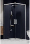 Radaway Cabina dus dreptunghiulara cu usi glisante Radaway Idea White KDD 100x110 cm, profil alb (387062-04-01L/387063-04-01R)