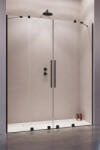 Radaway Usi dus glisante Radaway Furo Black DWD 200xH200 cm, montaj in nisa, profil negru (10108538-54-01/10111492-01-01)