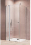 Radaway Cabina dus dreptunghiulara cu usa batanta si perete fix Radaway Eos II KDJ 100x80 cm (3799422-01R/3799430-01L)
