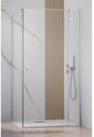 Radaway Cabina dus dreptunghiulara cu usa batanta 90 cm si perete lateral 120 cm Radaway Essenza KDJ (1385044-01-01R/1384054-01-01)