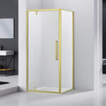 Belform Cabina dus patrata cu usa batanta Belform Fortuna 90x90 cm (27CB2915_GCL)