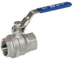 ICP Robinet cu sfera, ICP Valves (Spania), total inox, etansare PTFE (Teflon), FI-FI, G1/4" - G4" , PN63 G2 1/2 (200165MAS)