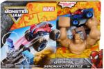 Spin Master Set Monster Jam Marvel Spider-Man, Bătălia în Orașul Omului Nisip (6076523)
