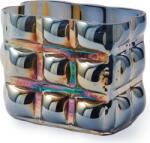 Polspotten Vază de sticlă Bubble 17, 5 cm bleumarin (140-205-477)
