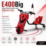 KidsCare Tricicleta electrica Drift 360 KidsCare E400Big pentru copii, 250W, rosie (KC_TED_E400big_R)