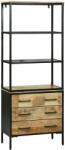 vidaXL Bufet cu sertar Maro 70 x 35 x 180 cm Lemn de mango solid GartenMobel Dekor (3310126) Comoda