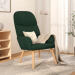 vidaXL Scaun de relaxare, verde închis, material textil GartenMobel Dekor (340995)